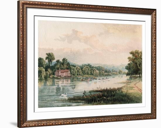 Lake at Virginia Water, 1880-F Jones-Framed Giclee Print