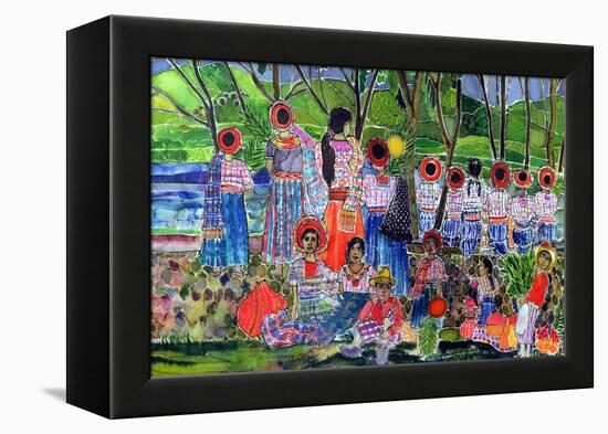 Lake Atitlan, 2005-Hilary Simon-Framed Premier Image Canvas