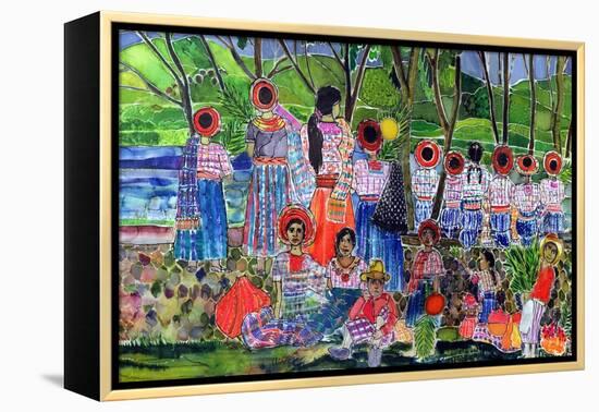 Lake Atitlan, 2005-Hilary Simon-Framed Premier Image Canvas