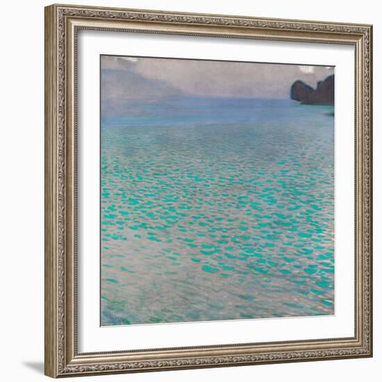 Lake Attersee, 1901-Gustav Klimt-Framed Giclee Print