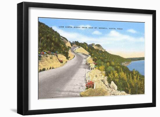 Lake Austin, Mt. Bonnell, Austin, Texas-null-Framed Art Print