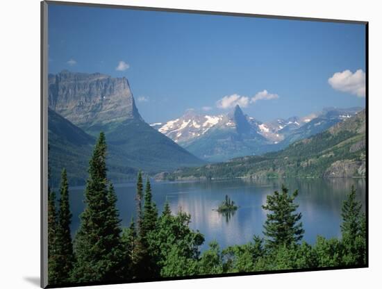 Lake Below Glaciated Peaks-Neil Rabinowitz-Mounted Photographic Print