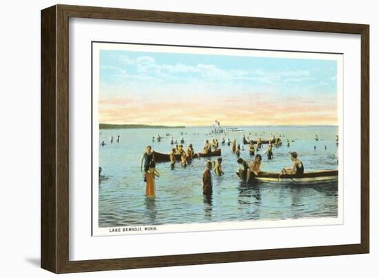 Lake Bemidji, Minnesota-null-Framed Art Print