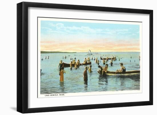 Lake Bemidji, Minnesota-null-Framed Art Print