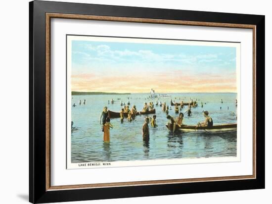 Lake Bemidji, Minnesota-null-Framed Art Print