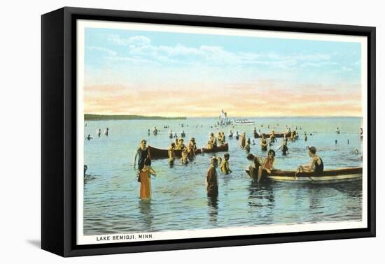 Lake Bemidji, Minnesota-null-Framed Stretched Canvas