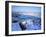 Lake Billy Chinook with Blanket of Snow-Steve Terrill-Framed Photographic Print