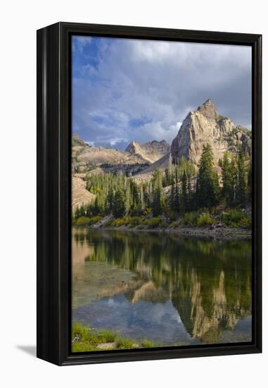 Lake Blanche and Sundial with Reflection, Utah-Howie Garber-Framed Premier Image Canvas