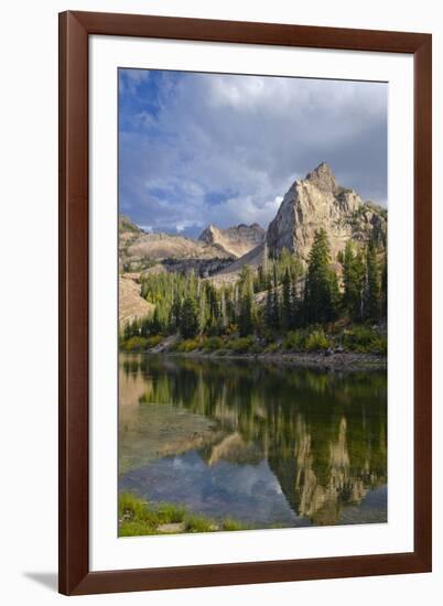 Lake Blanche and Sundial with Reflection, Utah-Howie Garber-Framed Photographic Print