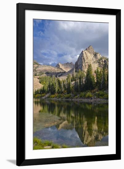 Lake Blanche and Sundial with Reflection, Utah-Howie Garber-Framed Photographic Print