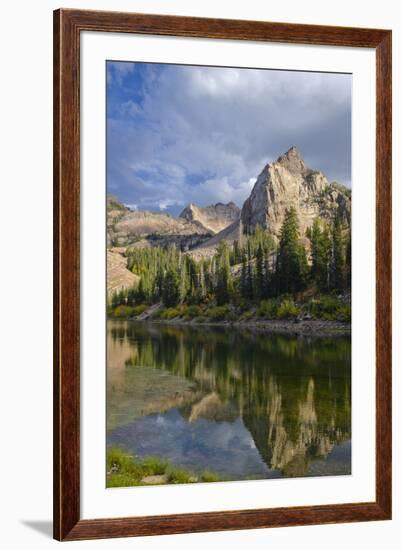 Lake Blanche and Sundial with Reflection, Utah-Howie Garber-Framed Photographic Print