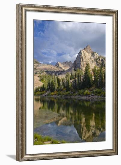 Lake Blanche and Sundial with Reflection, Utah-Howie Garber-Framed Photographic Print