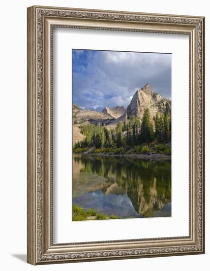 Lake Blanche and Sundial with Reflection, Utah-Howie Garber-Framed Photographic Print