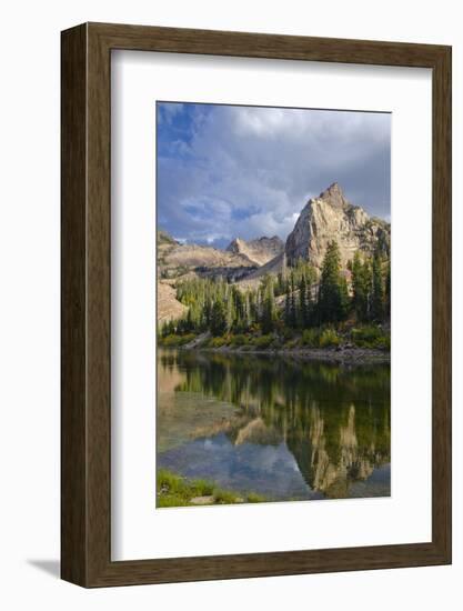 Lake Blanche and Sundial with Reflection, Utah-Howie Garber-Framed Photographic Print