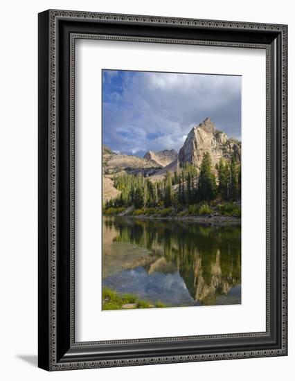 Lake Blanche and Sundial with Reflection, Utah-Howie Garber-Framed Photographic Print