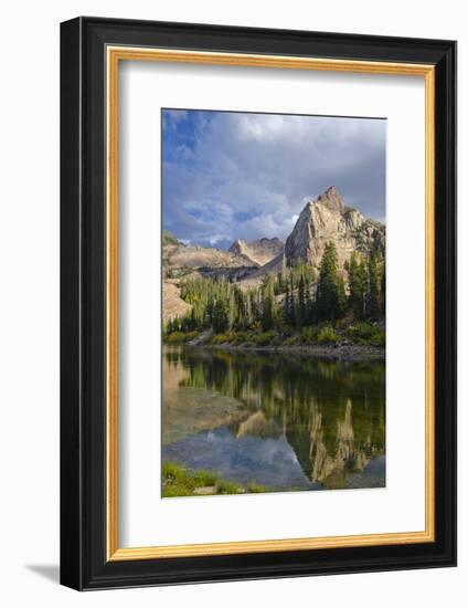 Lake Blanche and Sundial with Reflection, Utah-Howie Garber-Framed Photographic Print