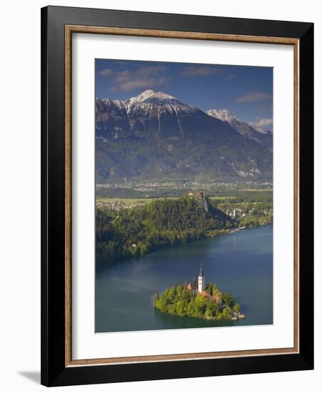 Lake Bled, Gorenjska, Slovenia-Walter Bibikow-Framed Photographic Print