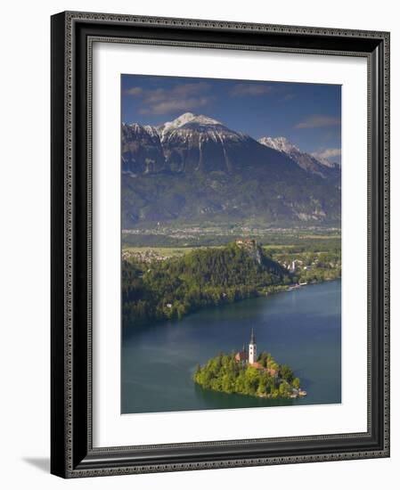 Lake Bled, Gorenjska, Slovenia-Walter Bibikow-Framed Photographic Print