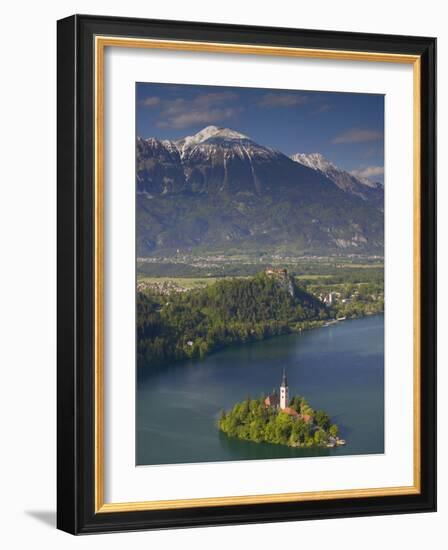 Lake Bled, Gorenjska, Slovenia-Walter Bibikow-Framed Photographic Print