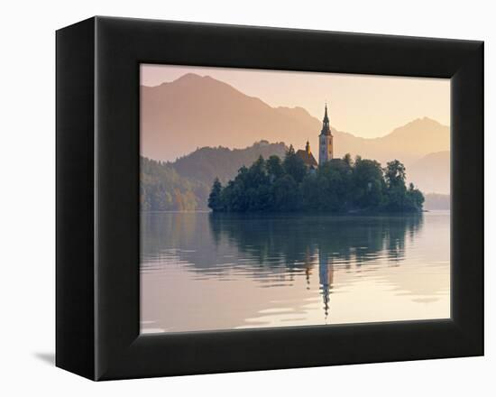 Lake Bled, Gorenjska, Slovenia-Peter Adams-Framed Premier Image Canvas