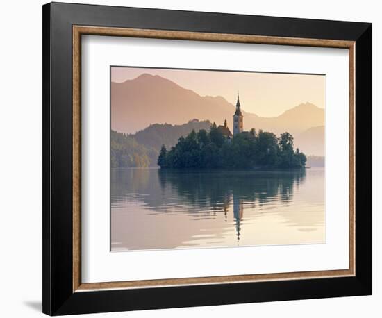 Lake Bled, Gorenjska, Slovenia-Peter Adams-Framed Photographic Print