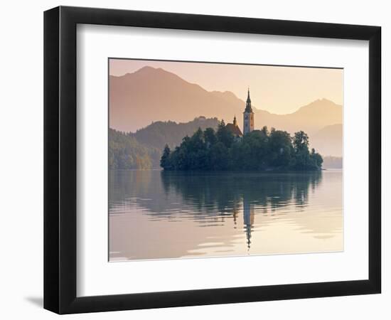 Lake Bled, Gorenjska, Slovenia-Peter Adams-Framed Photographic Print
