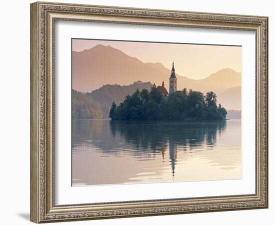 Lake Bled, Gorenjska, Slovenia-Peter Adams-Framed Photographic Print