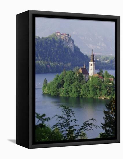 Lake Bled, Slovenia, Europe-Charles Bowman-Framed Premier Image Canvas