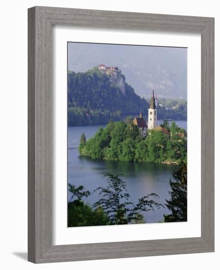 Lake Bled, Slovenia, Europe-Charles Bowman-Framed Photographic Print