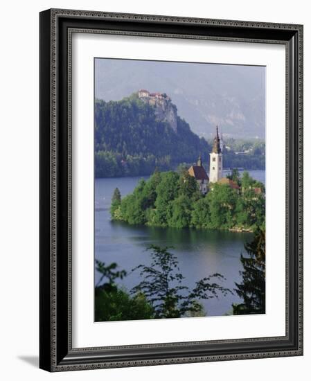 Lake Bled, Slovenia, Europe-Charles Bowman-Framed Photographic Print