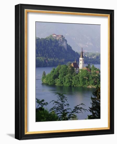 Lake Bled, Slovenia, Europe-Charles Bowman-Framed Photographic Print