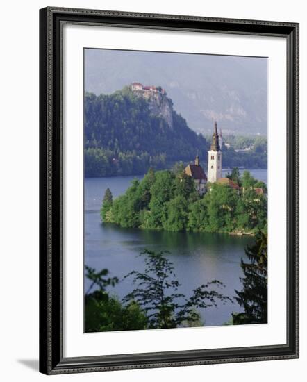 Lake Bled, Slovenia, Europe-Charles Bowman-Framed Photographic Print