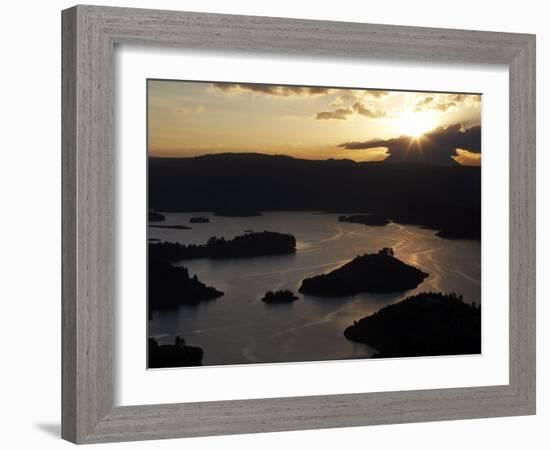 Lake Bunyoni, Uganda, East Africa, Africa-Andrew Mcconnell-Framed Photographic Print