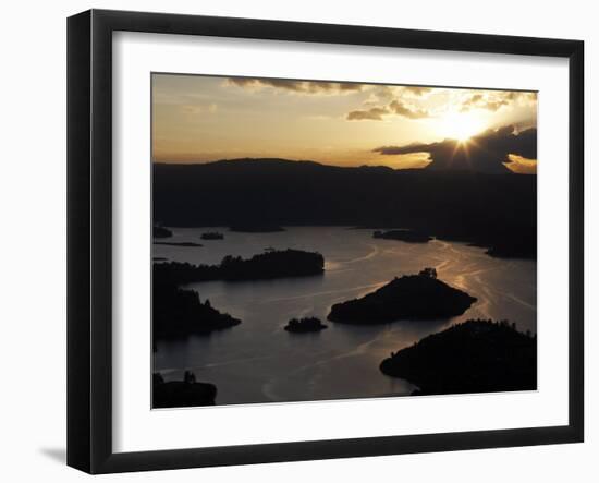 Lake Bunyoni, Uganda, East Africa, Africa-Andrew Mcconnell-Framed Photographic Print