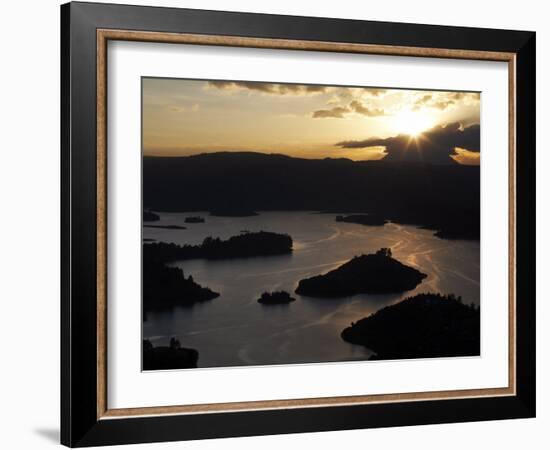 Lake Bunyoni, Uganda, East Africa, Africa-Andrew Mcconnell-Framed Photographic Print