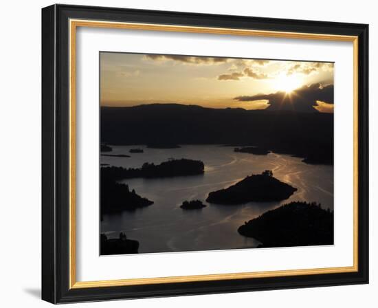 Lake Bunyoni, Uganda, East Africa, Africa-Andrew Mcconnell-Framed Photographic Print