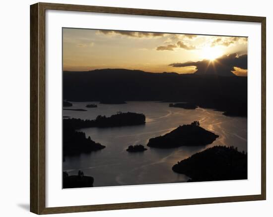 Lake Bunyoni, Uganda, East Africa, Africa-Andrew Mcconnell-Framed Photographic Print