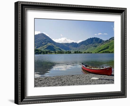 Lake Buttermere with Fleetwith Pike and Haystacks, Lake District National Park, Cumbria, England-James Emmerson-Framed Photographic Print