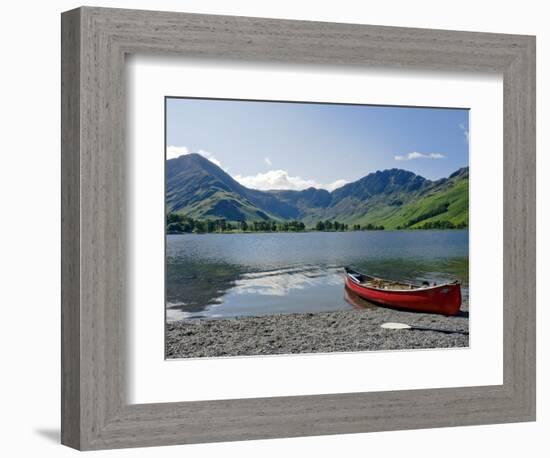 Lake Buttermere with Fleetwith Pike and Haystacks, Lake District National Park, Cumbria, England-James Emmerson-Framed Photographic Print