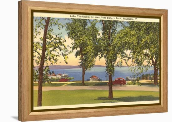 Lake Champlain, Burlington, Vermont-null-Framed Stretched Canvas