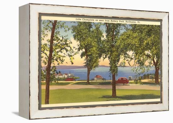 Lake Champlain, Burlington, Vermont-null-Framed Stretched Canvas