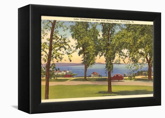 Lake Champlain, Burlington, Vermont-null-Framed Stretched Canvas