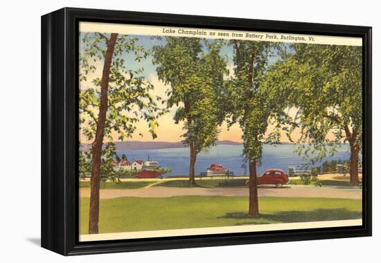 Lake Champlain, Burlington, Vermont-null-Framed Stretched Canvas