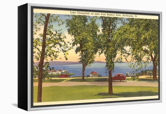 Lake Champlain, Burlington, Vermont-null-Framed Stretched Canvas