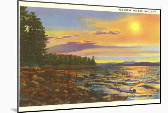 Lake Champlain, Burlington, Vermont-null-Mounted Art Print