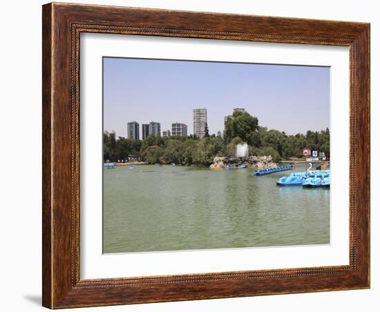 Lake, Chapultepec Park (Bosque De Chapultepec), Chapultepec, Mexico City, Mexico, North America-Wendy Connett-Framed Photographic Print