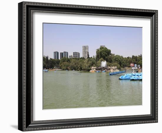 Lake, Chapultepec Park (Bosque De Chapultepec), Chapultepec, Mexico City, Mexico, North America-Wendy Connett-Framed Photographic Print