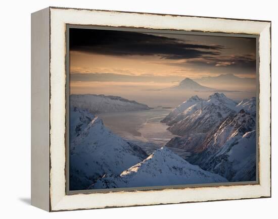 Lake Clark National Park, Alaska: Morning Light on the Chigmit Mountains-Ian Shive-Framed Premier Image Canvas