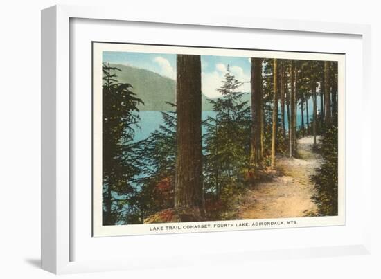 Lake Cohasset, Adirondacks, New York-null-Framed Art Print