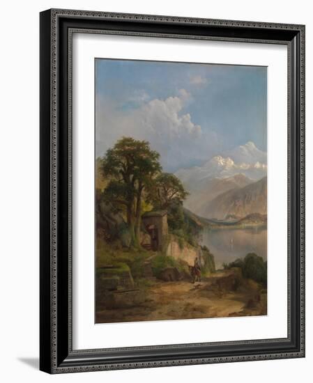 Lake Como, 1867-Thomas Moran-Framed Giclee Print